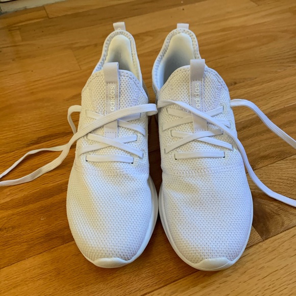 adidas white cloudfoam shoes